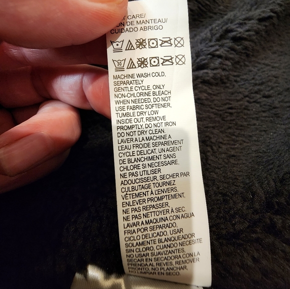 LUCKY Brand Womens Sz L Knee Length Cozy Lined Zip Front Puffer Chocolate NWOT - Picture 10 of 16